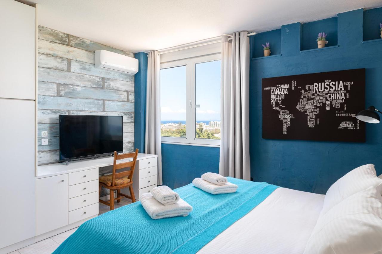 Amazing Apartments With Sea View In Rhodes Town Rhodes City Buitenkant foto